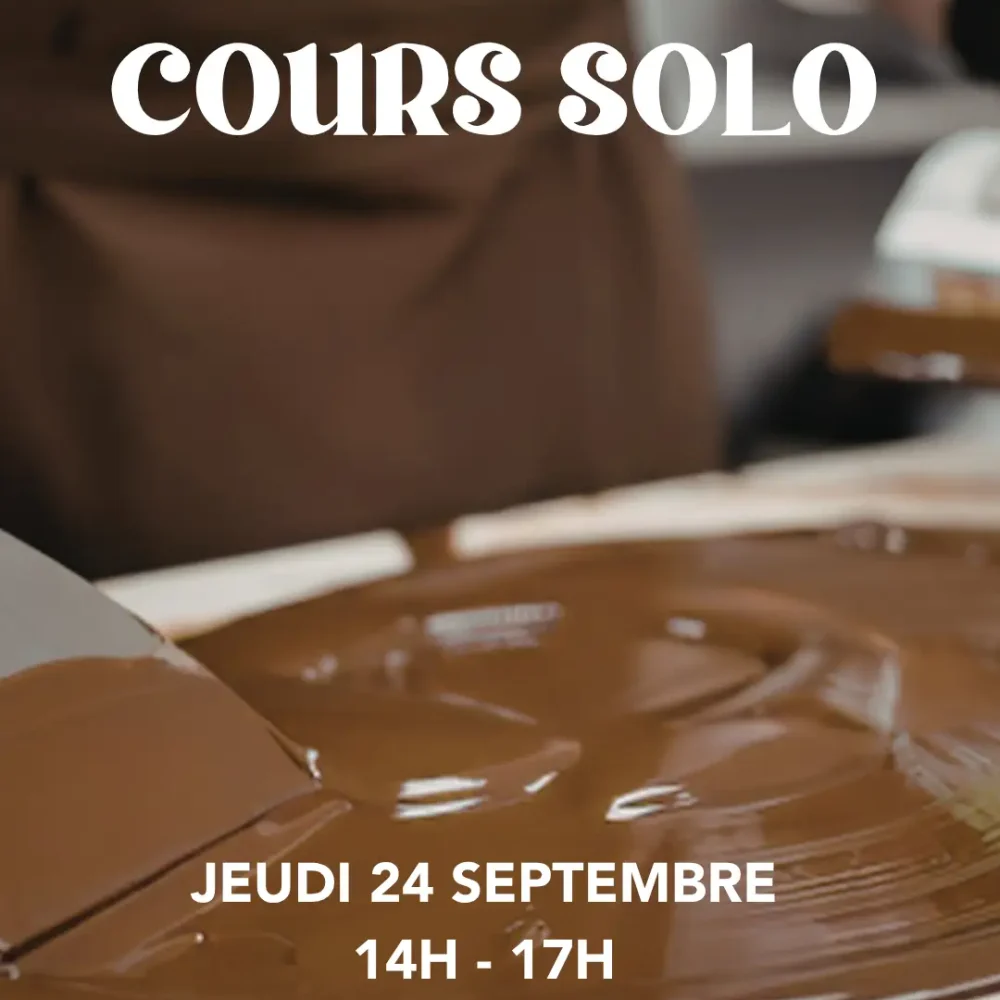 Cours solo INITIATION AU CHOCOLAT du 24/09