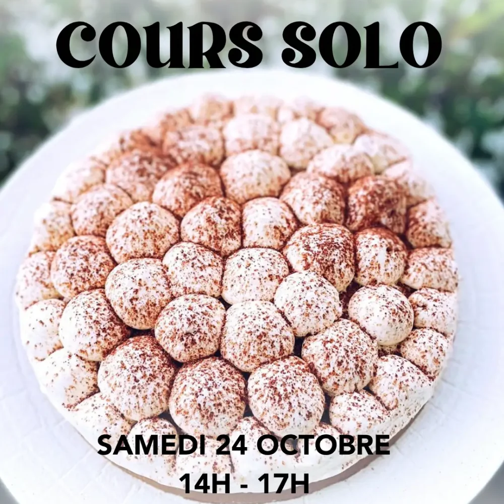 Cours solo TARTE TIRAMISU du 24/10