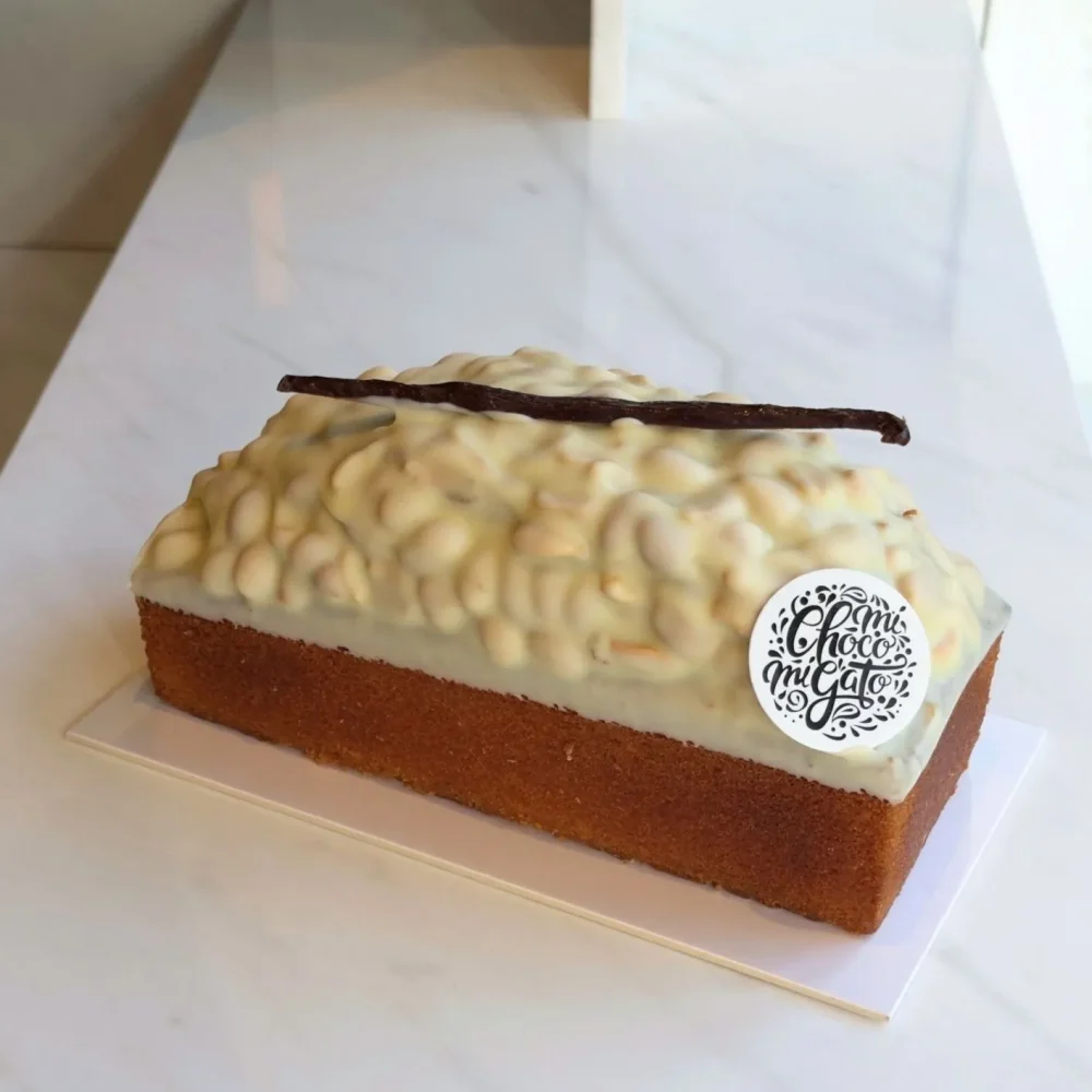 Cake vanille caramel cacahuète