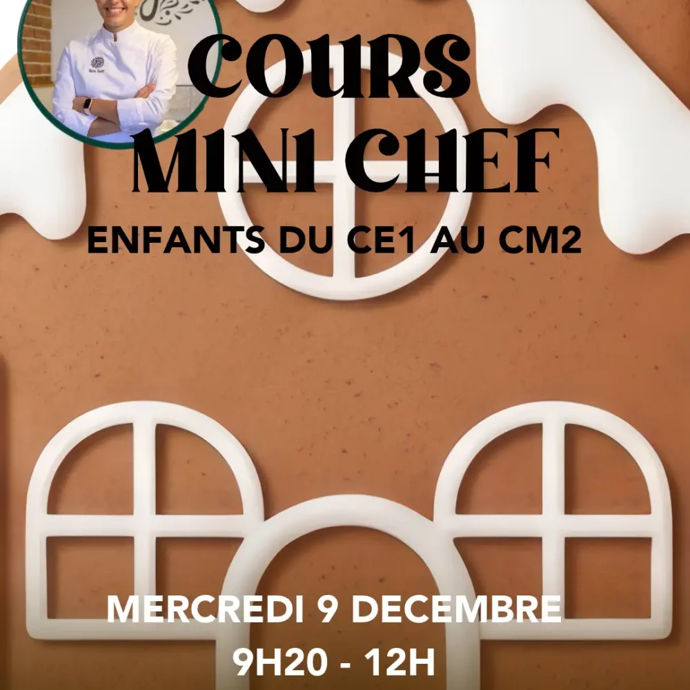 Cours de pâtisserie enfant MAISON EN PAIN D'ÉPICES du 9/12