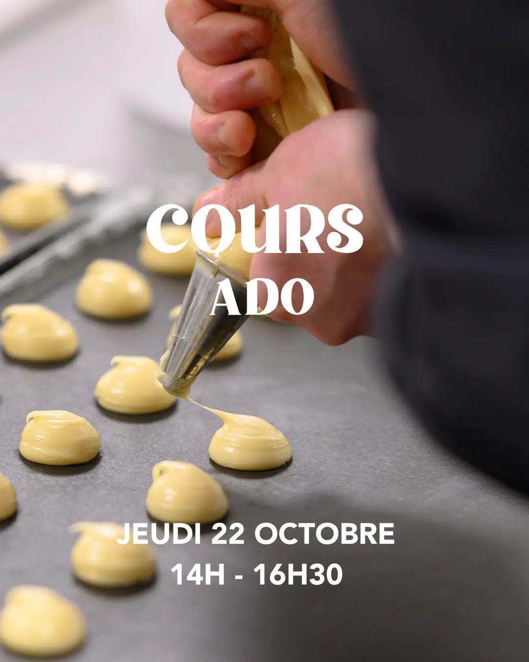 Cours de pâtisserie ado PARIS-BREST du 22/10